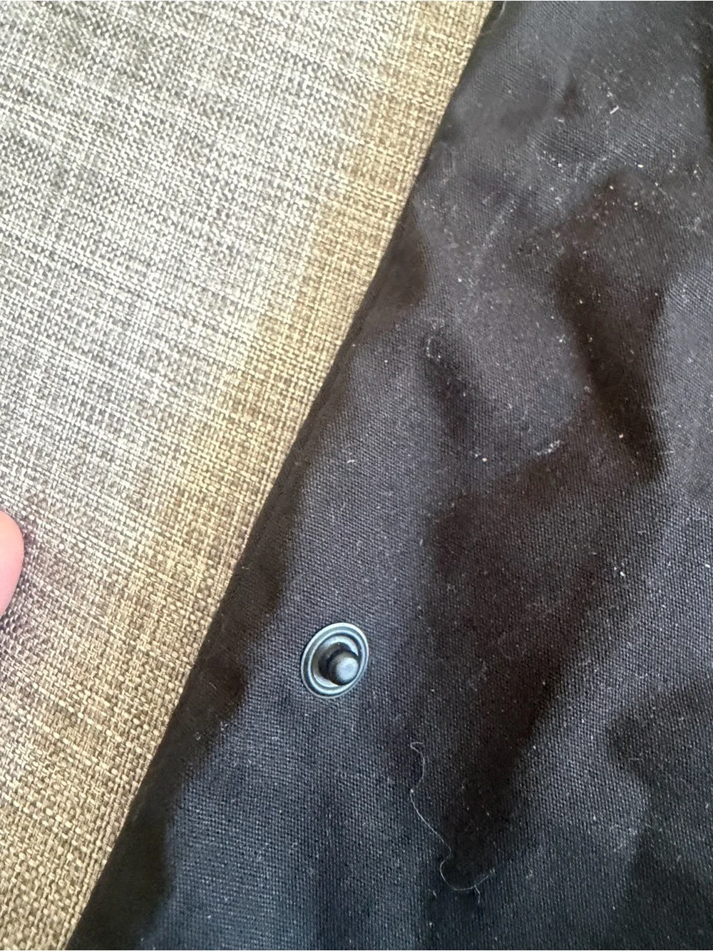 CHANEL Black Garment Cover with White Logo